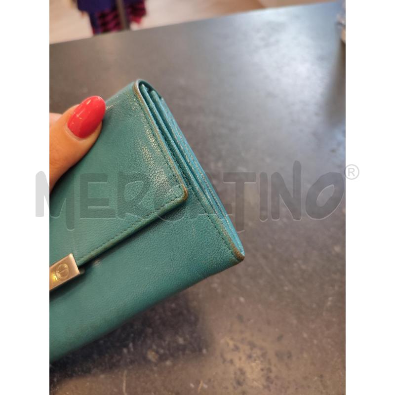 PORTA FOGLIO CELESTE CARTIER DA RIV | Mercatino dell'Usato Roma montemario 4