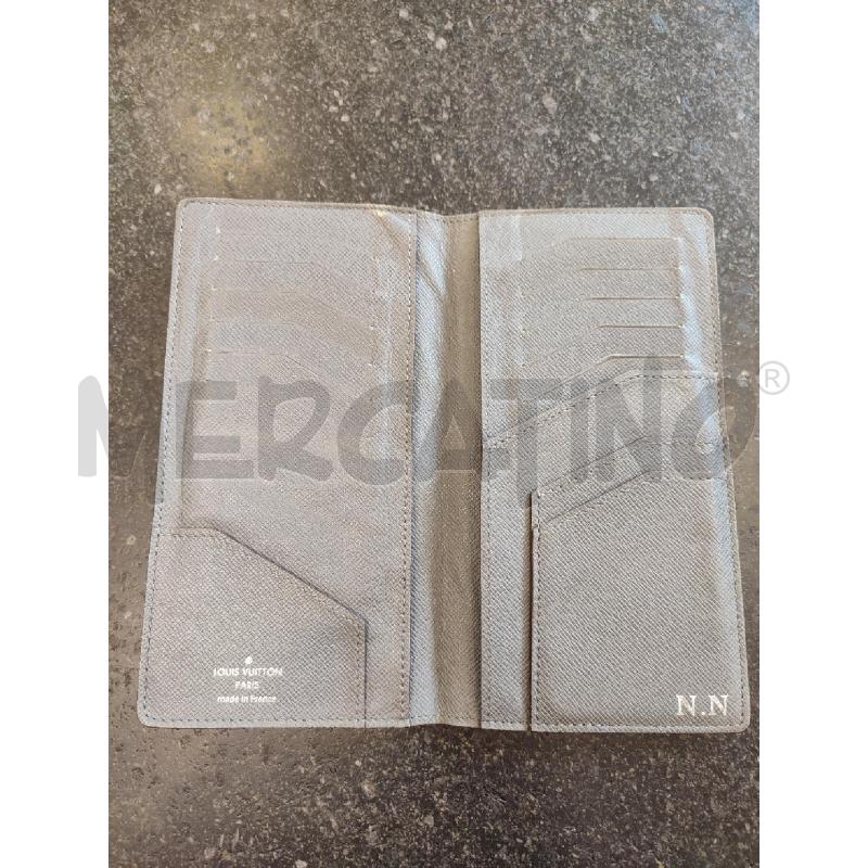 PORTA FOGLIO GRIGIO LOUIS VUITTON N.N. | Mercatino dell'Usato Roma montemario 2