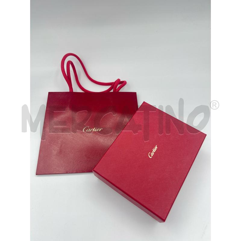 PORTA FOGLIO NERO PELLE GRANULATA CARTIER LOSANGE PALLADIO | Mercatino dell'Usato Roma montemario 4
