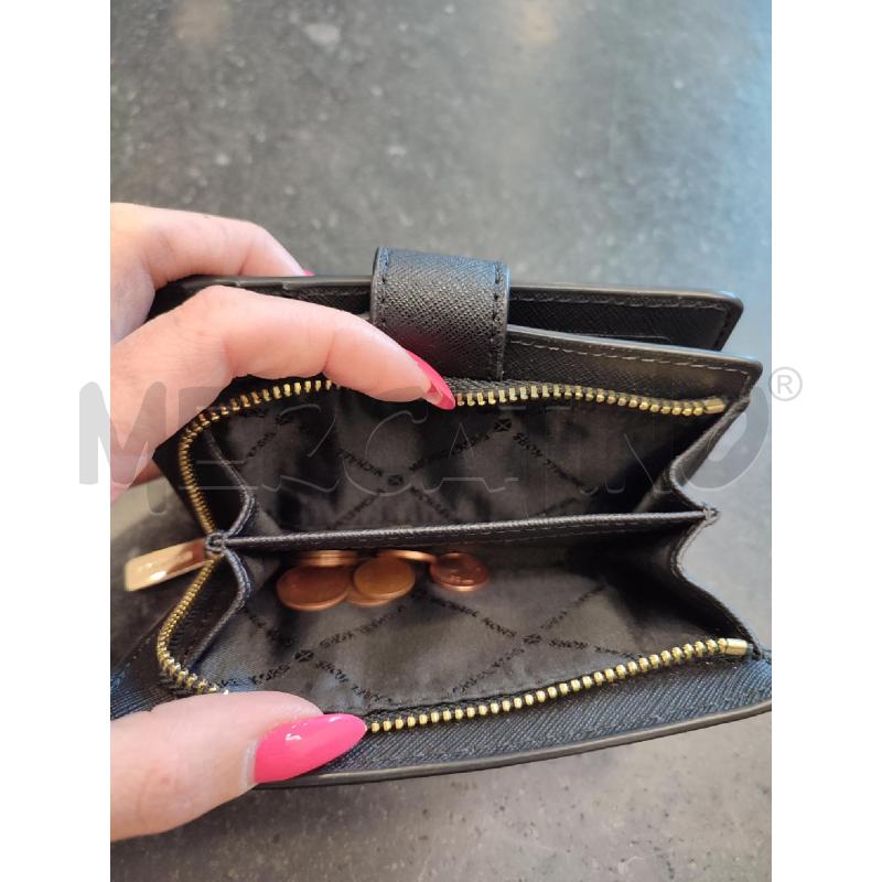 PORTA FOGLIO NERO SAFFIANO MICHAEL KORS | Mercatino dell'Usato Roma montemario 3