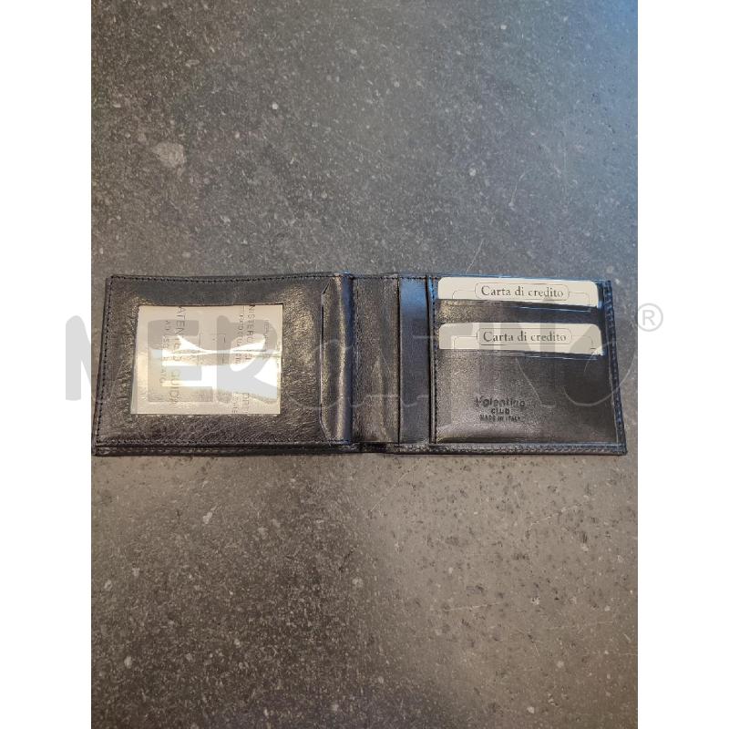 PORTA FOGLIO NERO VALENTINO SPORT | Mercatino dell'Usato Roma montemario 2