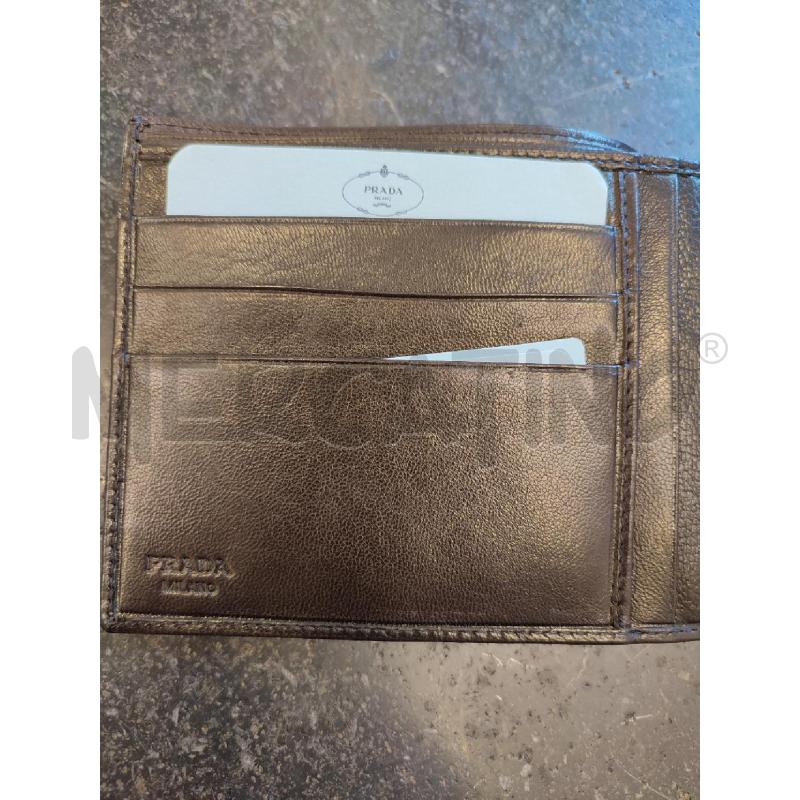 PORTA FOGLIO UOMO MARRONE PRADA  | Mercatino dell'Usato Roma montemario 4