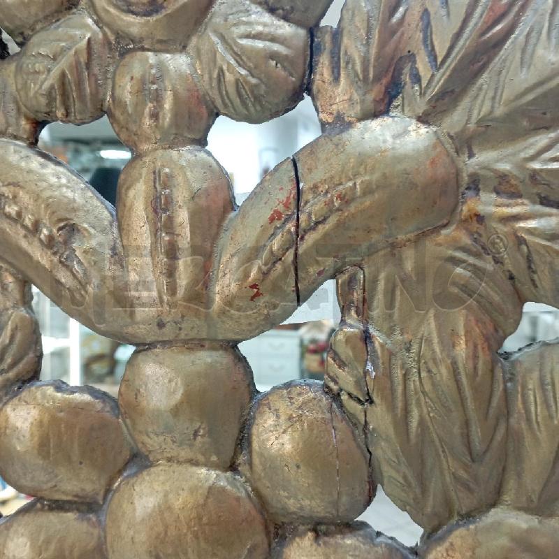 PORTA PALME LEGNO DORATE COPPIA | Mercatino dell'Usato Roma montemario 2