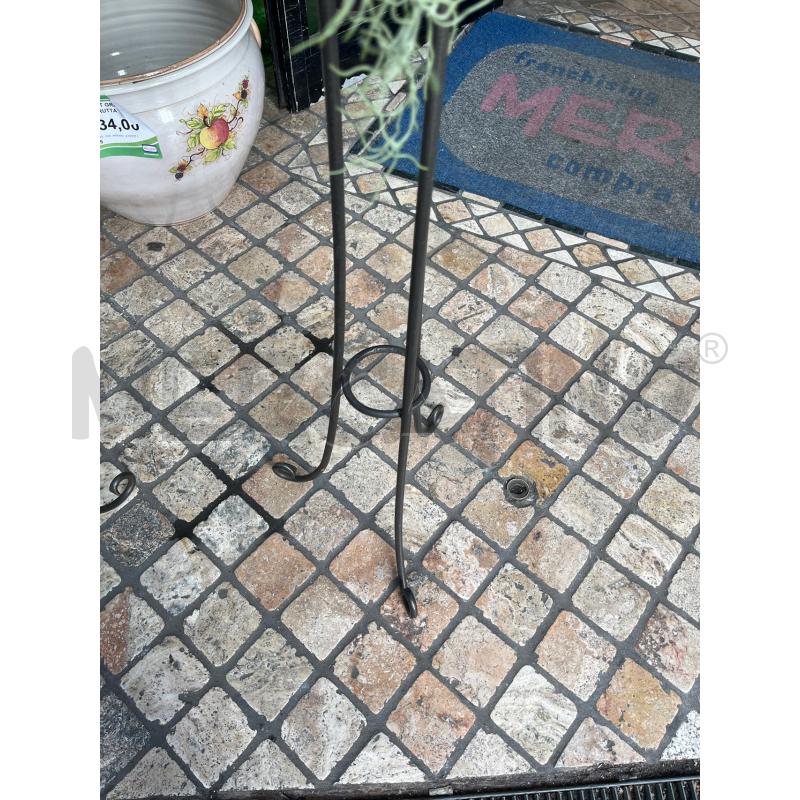 PORTA VASO FERRO ALTO C/PIANTE FINTE | Mercatino dell'Usato Roma montemario 3