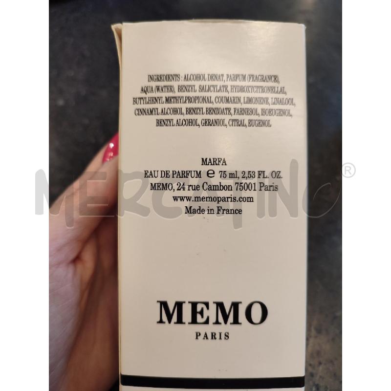 PROFUMO MARFA MEMO PARIS | Mercatino dell'Usato Roma montemario 3