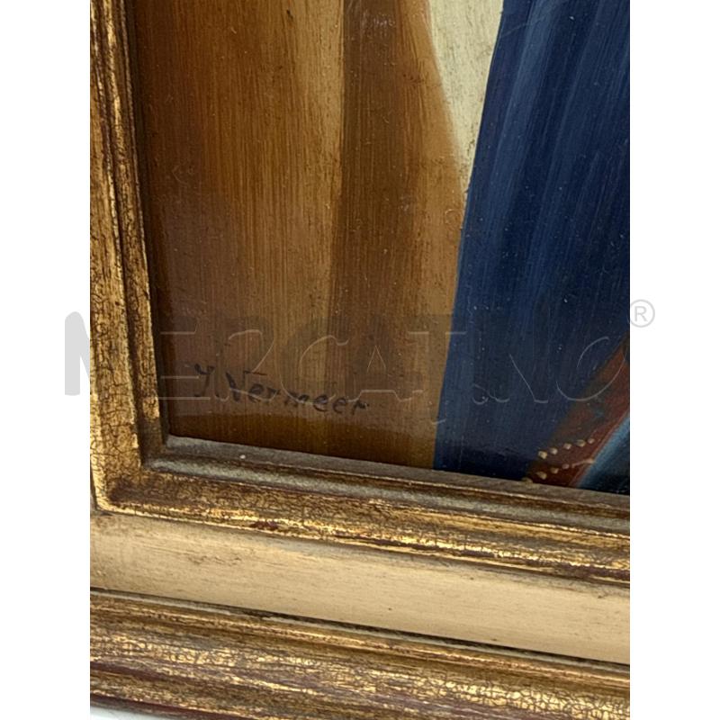 QUADRETTO DONNA ATTR. VERMEER | Mercatino dell'Usato Roma montemario 3