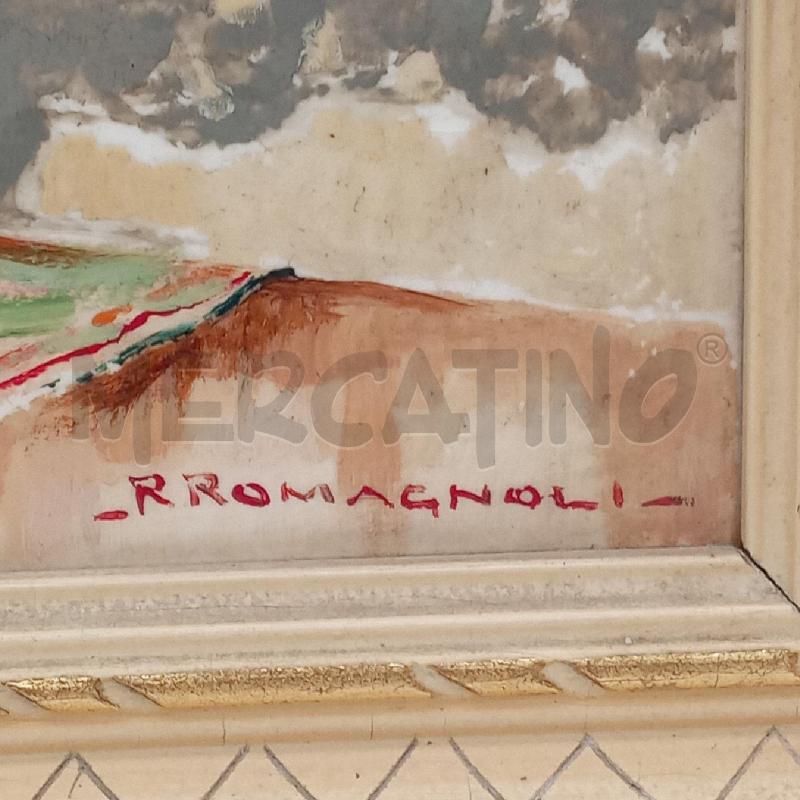 QUADRETTO VASO FIORI ROMAGNOLI C BEIGE DOR | Mercatino dell'Usato Roma montemario 3