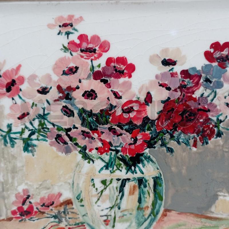 QUADRETTO VASO FIORI ROMAGNOLI C BEIGE DOR | Mercatino dell'Usato Roma montemario 4