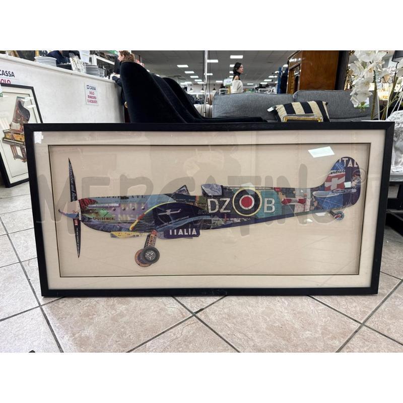 QUADRO 3D AEROPLANO | Mercatino dell'Usato Roma montemario 1