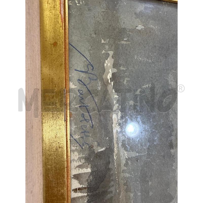 QUADRO ATTRIB. BARTOLETTI DONNA SDRAIATA VESTITO BLU | Mercatino dell'Usato Roma montemario 2