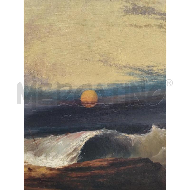 QUADRO ATTRIB. HENRY REDMORE BARCA MARE | Mercatino dell'Usato Roma montemario 3