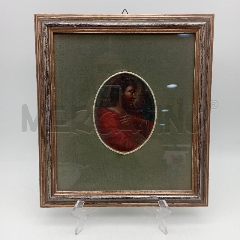 QUADRO CRISTO VESTE ROSSA | Mercatino dell'Usato Roma montemario 1