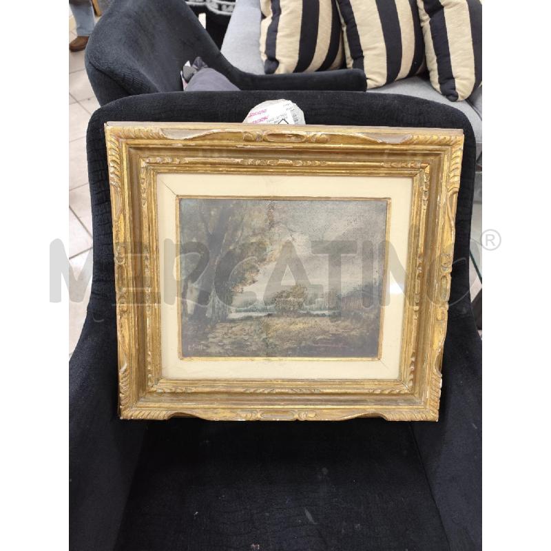 QUADRO C FILIPPA PAESAGGIO C DORATA | Mercatino dell'Usato Roma montemario 1
