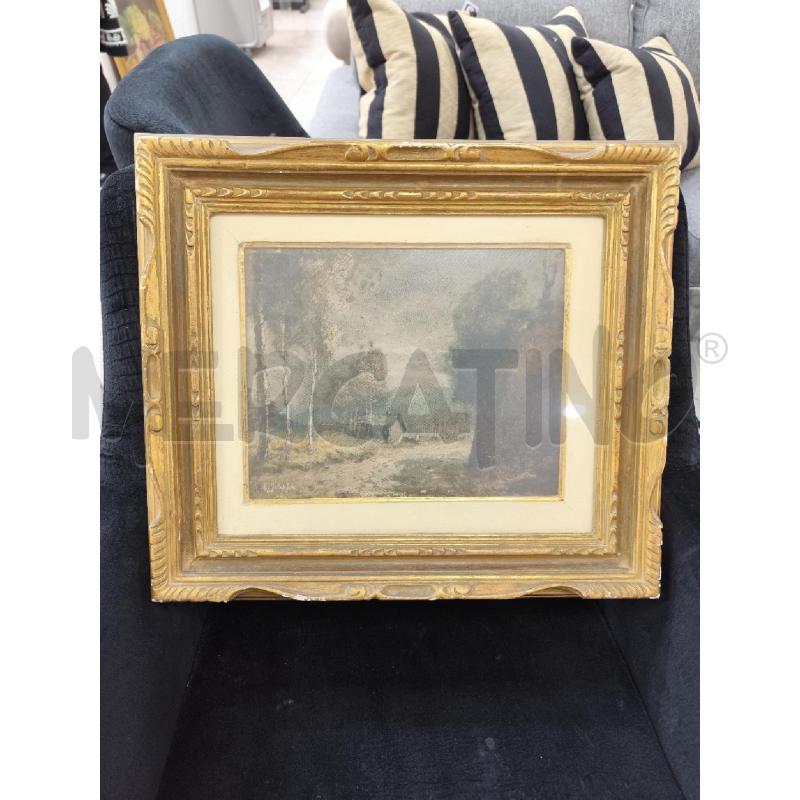 QUADRO C FILIPPA PAESAGGIO C DORATA | Mercatino dell'Usato Roma montemario 4