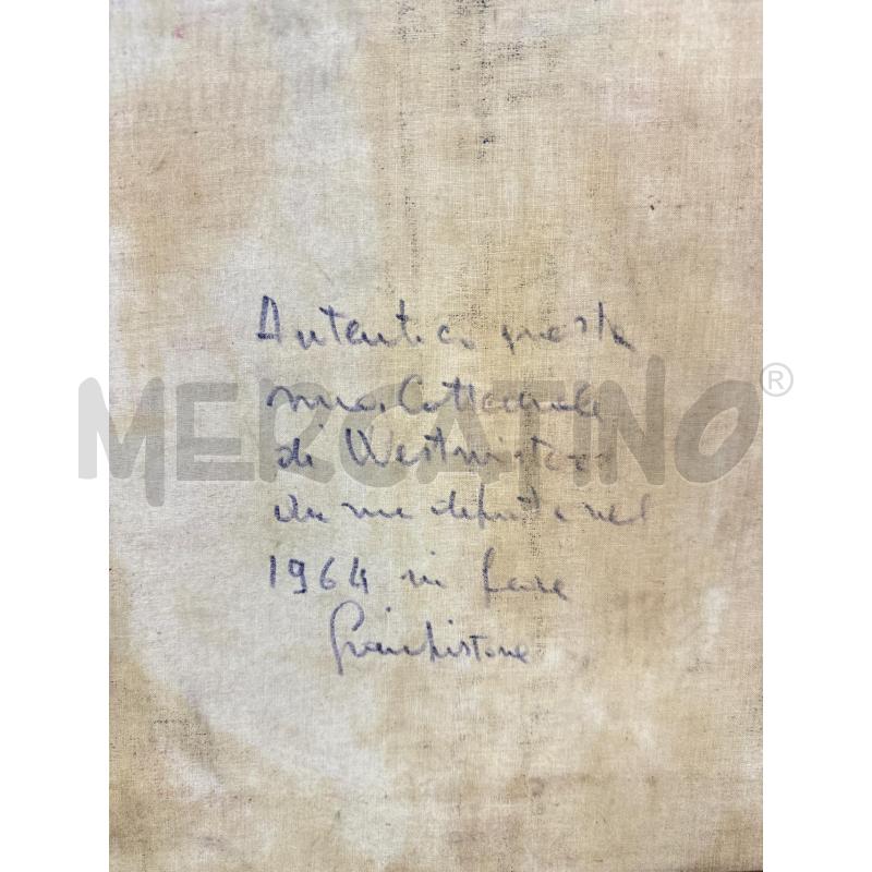 QUADRO GIANPISTONE ABBAZIA WESTMINSTER | Mercatino dell'Usato Roma montemario 4
