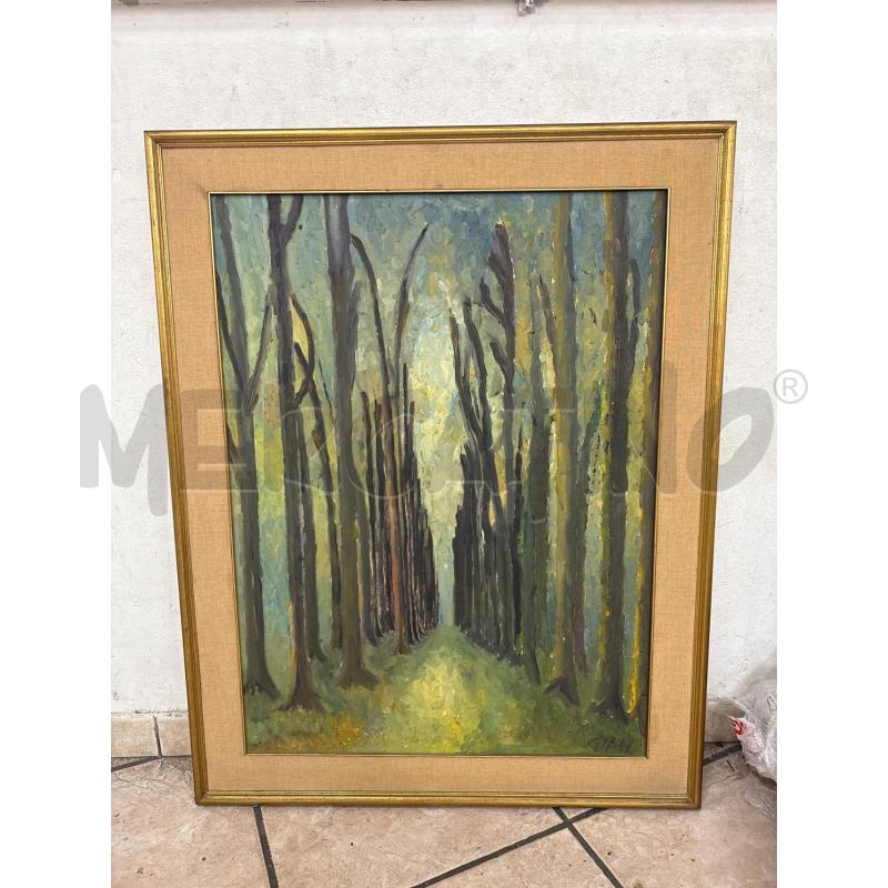QUADRO GIANPISTONE ALBERI | Mercatino dell'Usato Roma montemario 1
