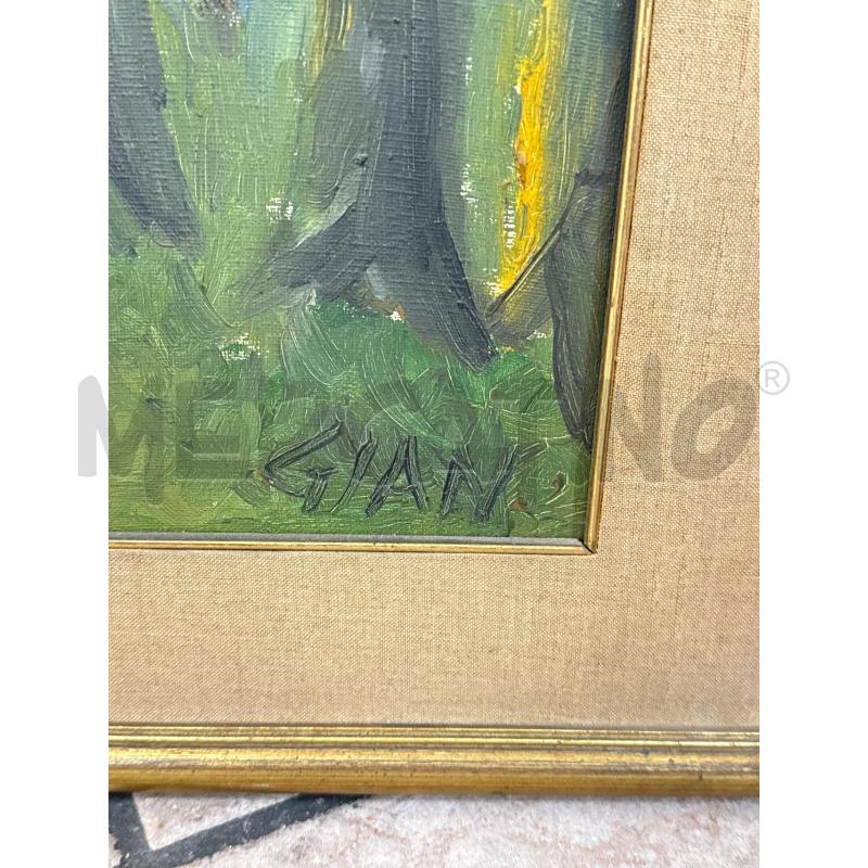 QUADRO GIANPISTONE ALBERI | Mercatino dell'Usato Roma montemario 3