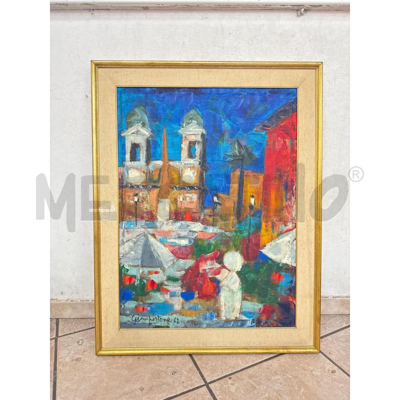 QUADRO GIANPISTONE TRINITÀ DEI MONTI | Mercatino dell'Usato Roma montemario 1