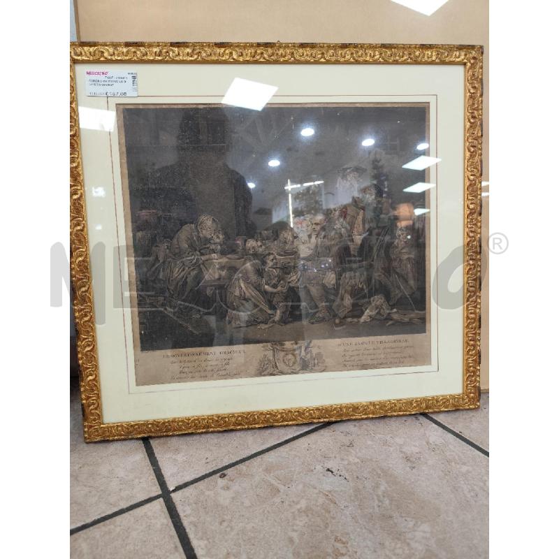 QUADRO INCISIONE LE DIVERTISSEMENT | Mercatino dell'Usato Roma montemario 1
