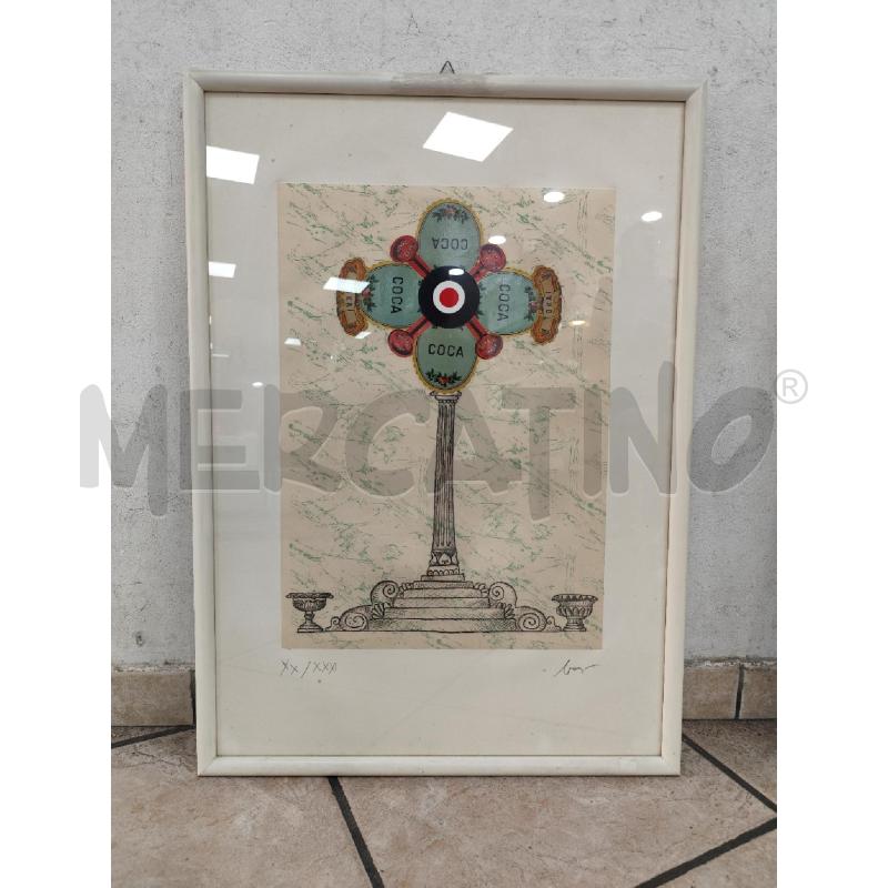QUADRO LITO BAJ COCA COLA | Mercatino dell'Usato Roma montemario 1