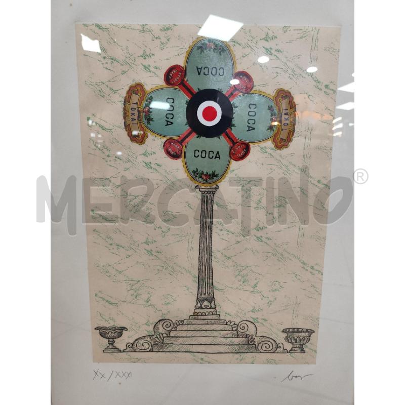 QUADRO LITO BAJ COCA COLA | Mercatino dell'Usato Roma montemario 3