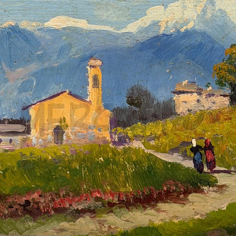 QUADRO LIVERANI PAESAGGIO MONTANO | Mercatino dell'Usato Roma montemario 2