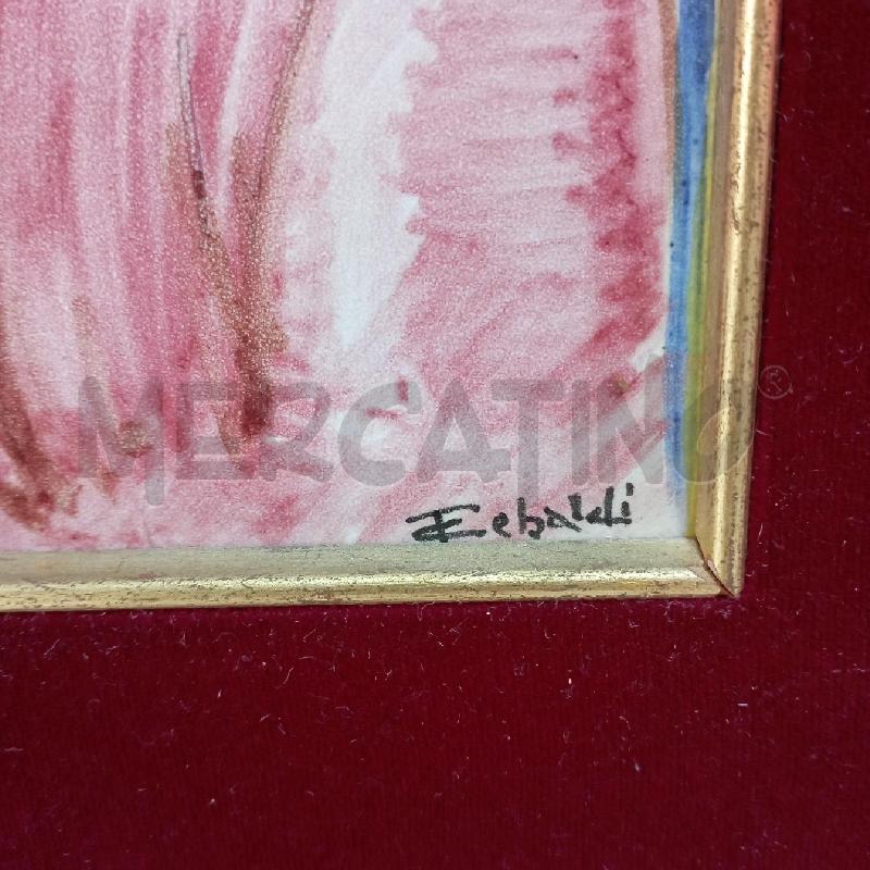 QUADRO MAIOLICA TEBALDI MADONNA CON BAMBINO | Mercatino dell'Usato Roma montemario 2