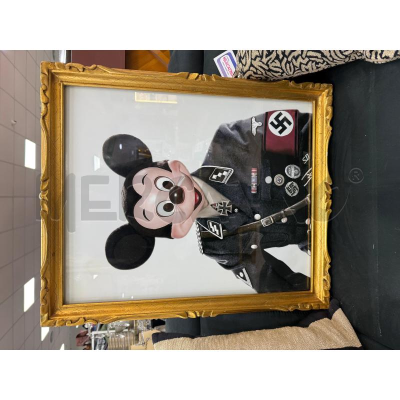 QUADRO MAX PAPESCHI TOPOLINO NAZISTA | Mercatino dell'Usato Roma montemario 3