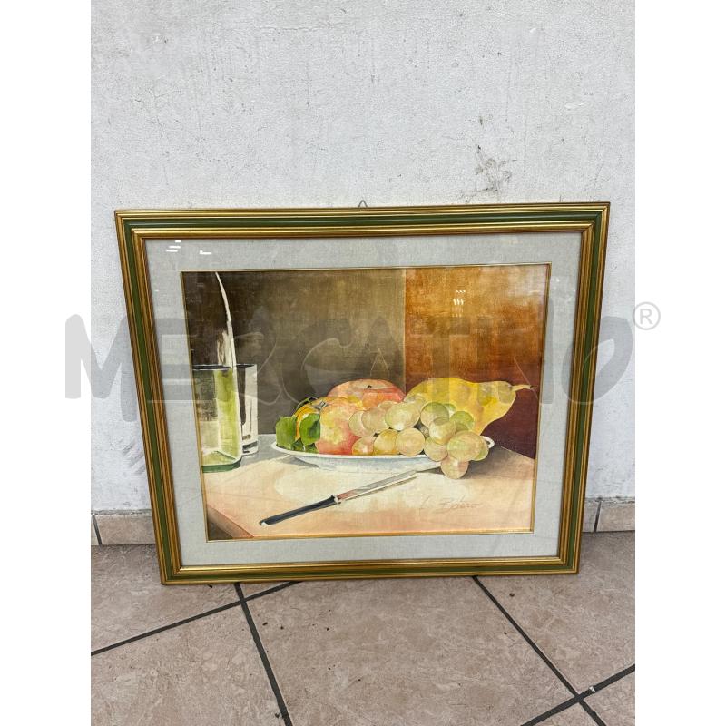 QUADRO NATURA MORTA COLTELLO C DOR | Mercatino dell'Usato Roma montemario 1