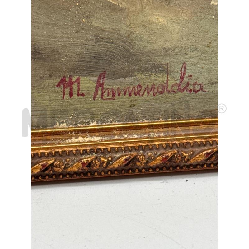 QUADRO OLIO SU TAVOLA LAVANDAIE  | Mercatino dell'Usato Roma montemario 3