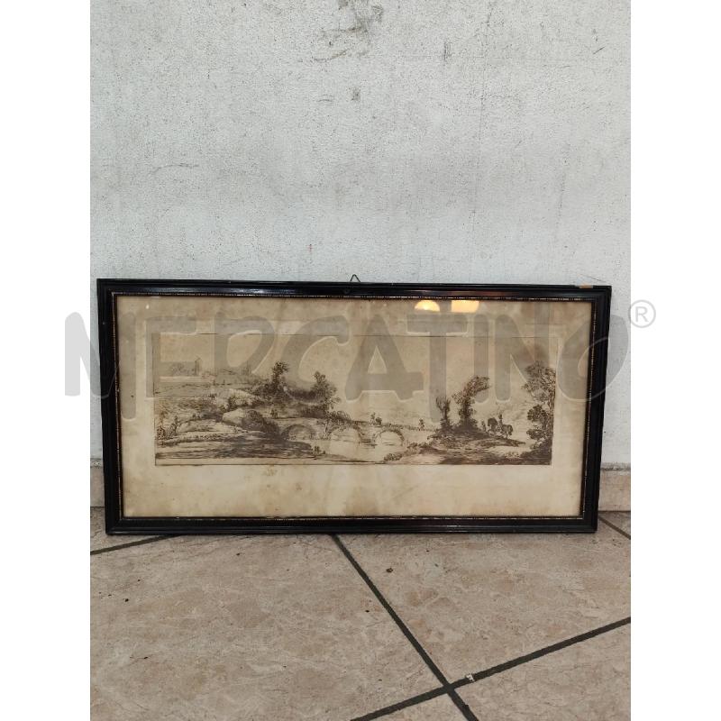 QUADRO PAESAGGIO A CHINA EPOCA | Mercatino dell'Usato Roma montemario 1