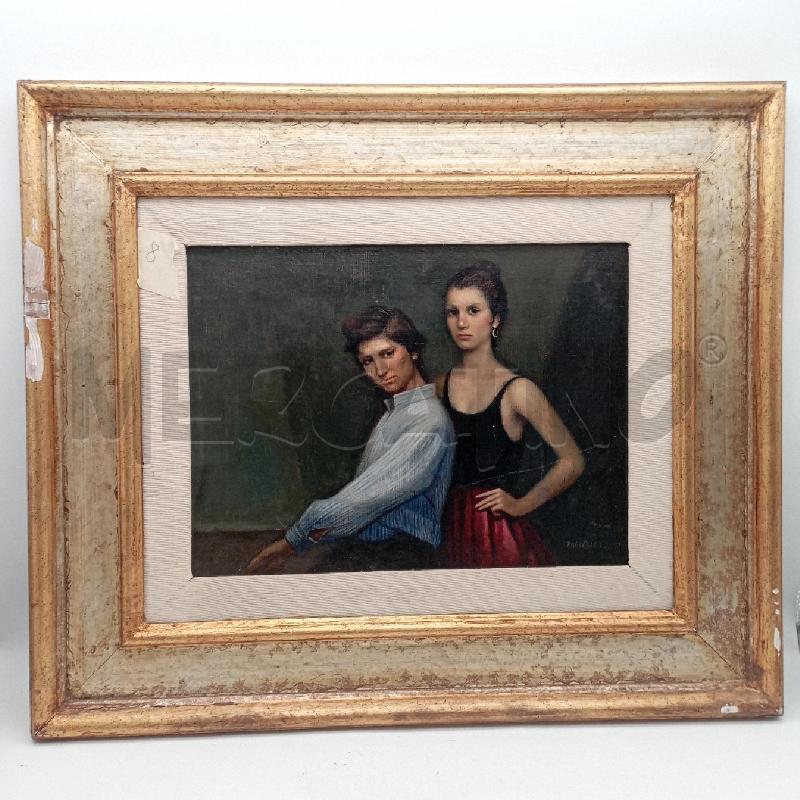 QUADRO PAOLELLI RITRATTO LUIGI | Mercatino dell'Usato Roma montemario 1