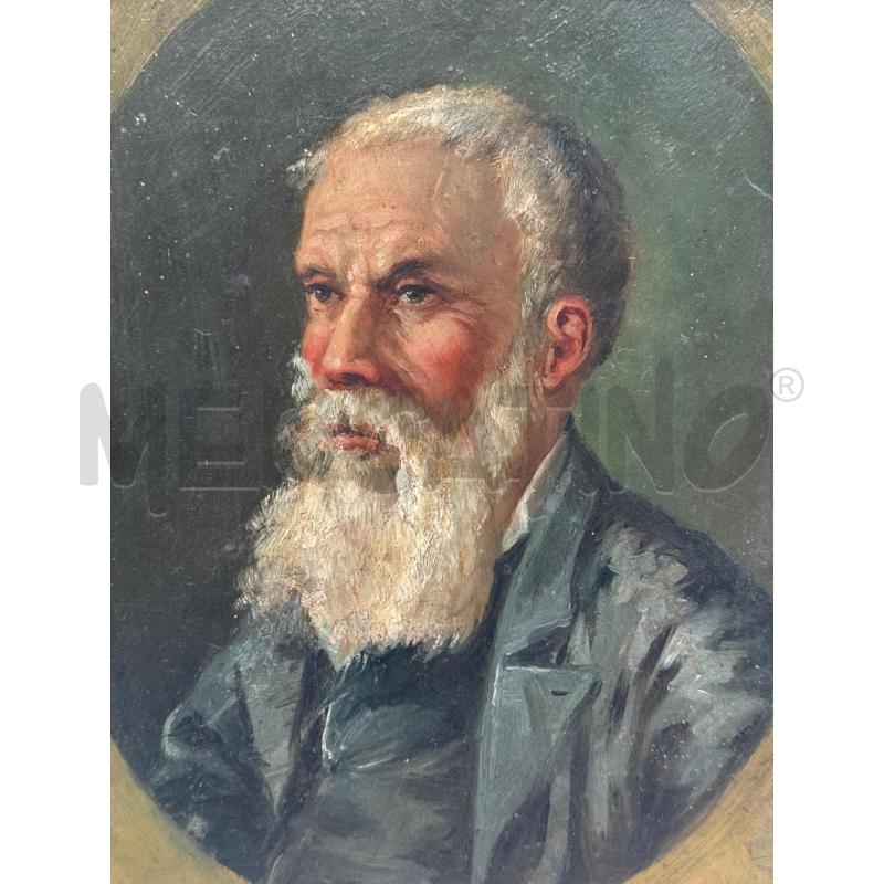 QUADRO RITRATTO UOMO C DOR RICCIOLI | Mercatino dell'Usato Roma montemario 2