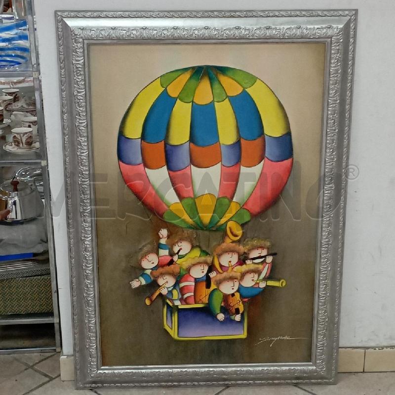 QUADRO ROYBALBANDA SU MONGOLFIERA | Mercatino dell'Usato Roma montemario 1