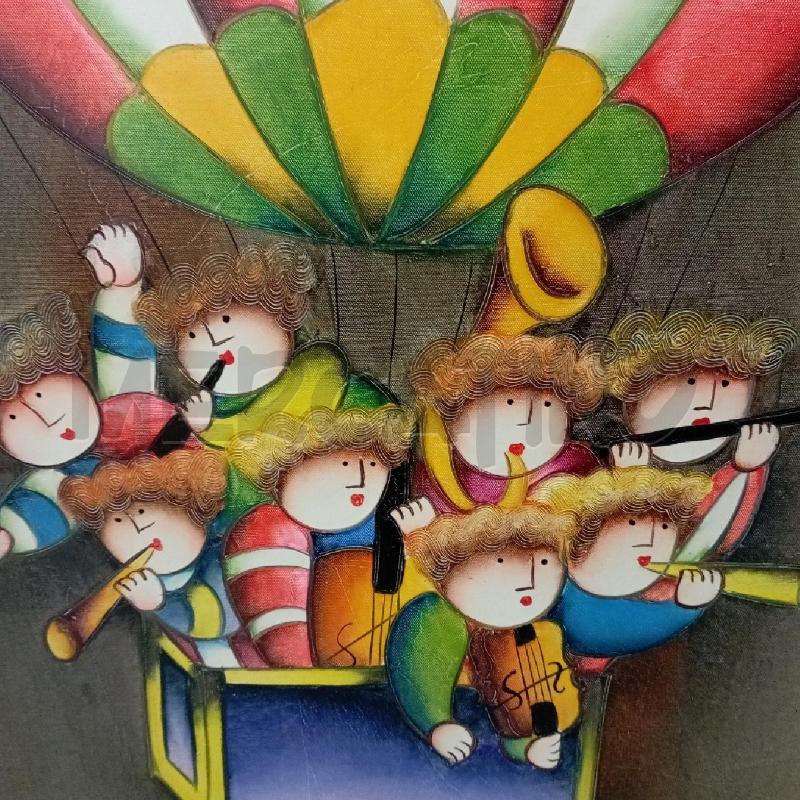 QUADRO ROYBALBANDA SU MONGOLFIERA | Mercatino dell'Usato Roma montemario 5