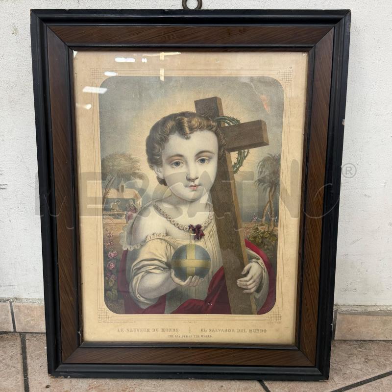 QUADRO STAMPA BAMBINELLO EPOCA | Mercatino dell'Usato Roma montemario 1