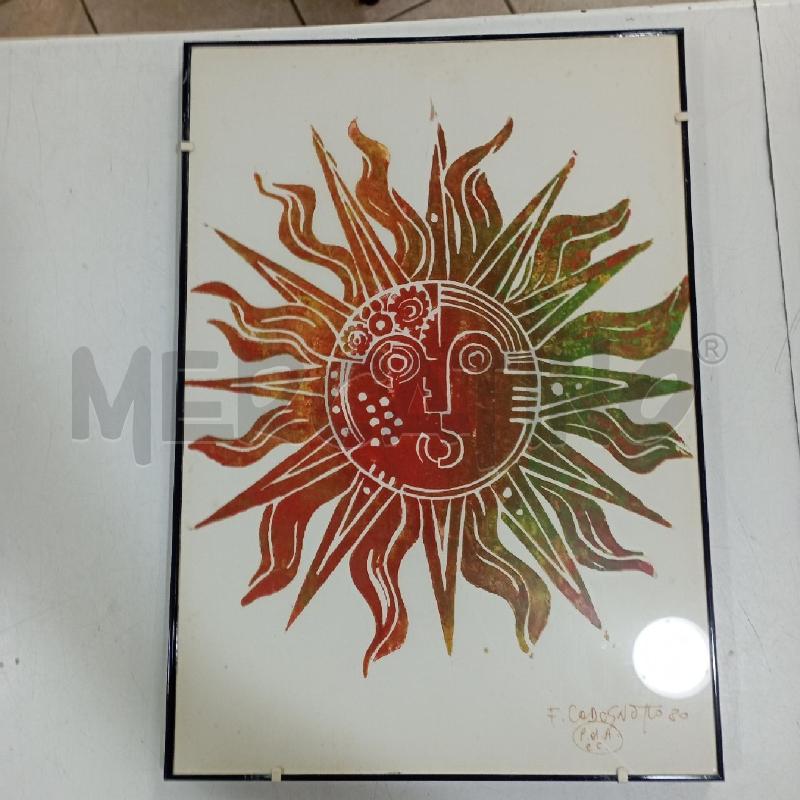 QUADRO STAMPA CODOGNOTTO CORNICE NERA | Mercatino dell'Usato Roma montemario 1