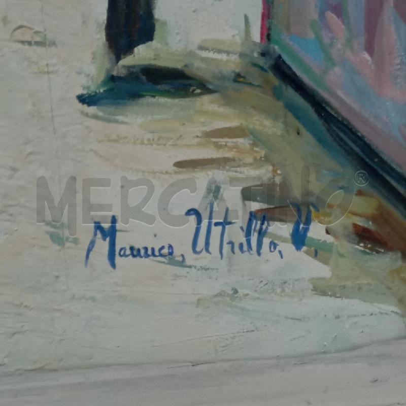 QUADRO STRADA PARIGINA COPIA UTRILLO | Mercatino dell'Usato Roma montemario 2