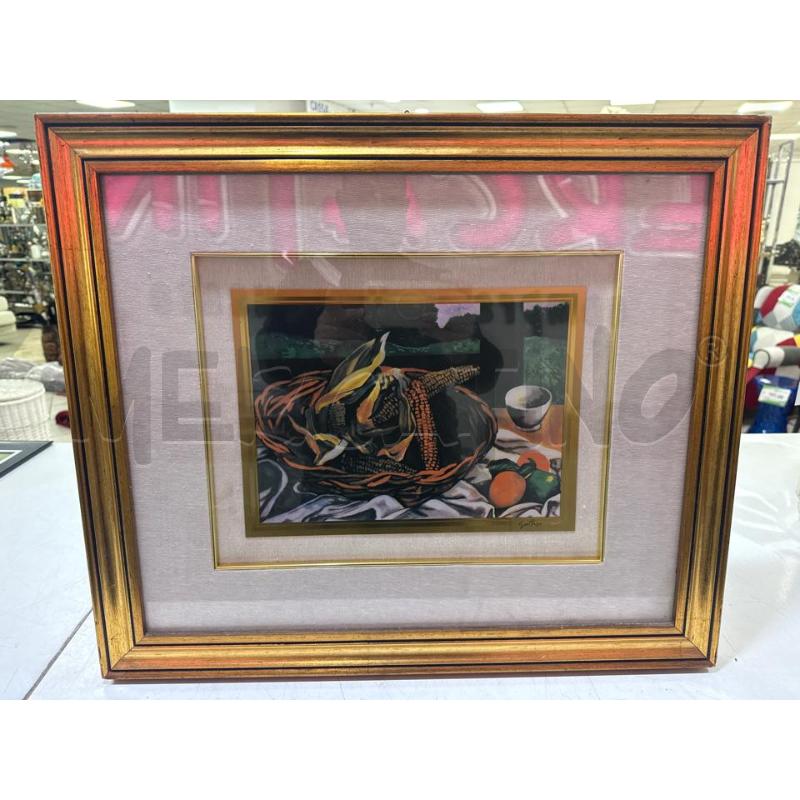 QUADRO SU LASTRA GUTTUSO C DOR | Mercatino dell'Usato Roma montemario 1