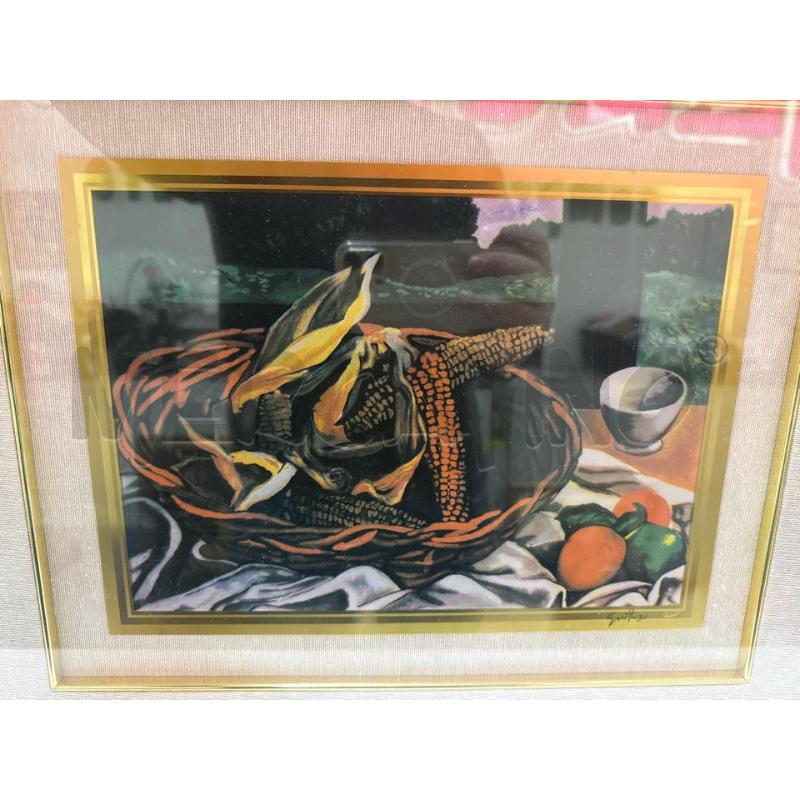 QUADRO SU LASTRA GUTTUSO C DOR | Mercatino dell'Usato Roma montemario 2