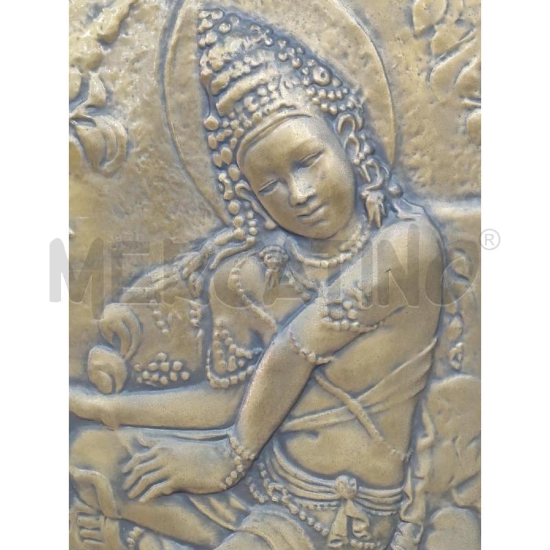 QUADRO SU RAME BUDDHA CASSETTI | Mercatino dell'Usato Roma montemario 2