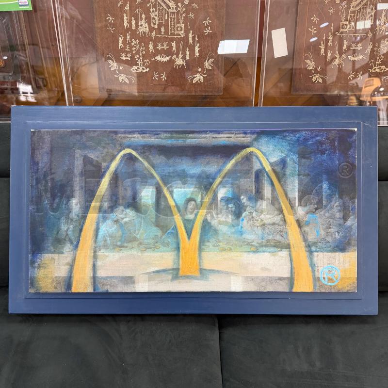 QUADRO THE LAST FOOD TIPO VENEZIANO DIF | Mercatino dell'Usato Roma montemario 1