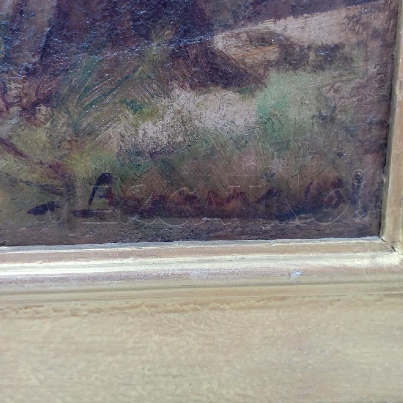 QUADRO VEDUTA DELL'ACQUA ACETOSA 1931 | Mercatino dell'Usato Roma montemario 2