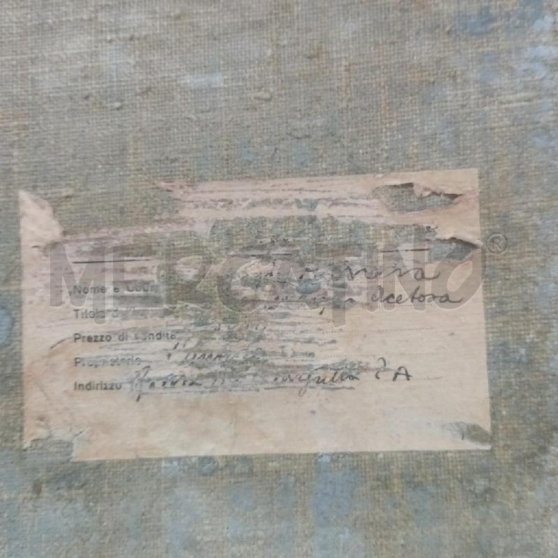 QUADRO VEDUTA DELL'ACQUA ACETOSA 1931 | Mercatino dell'Usato Roma montemario 3