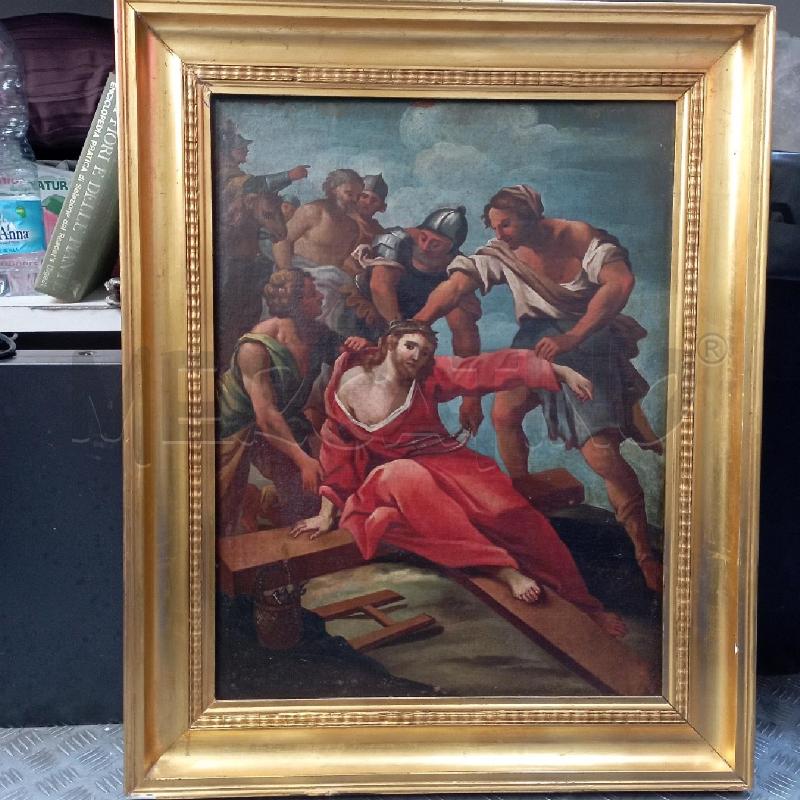 QUADRO VIA CRUCIS EPOCA | Mercatino dell'Usato Roma montemario 1