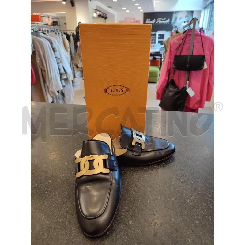 SABOT NERI TOD'S  | Mercatino dell'Usato Roma montemario 1