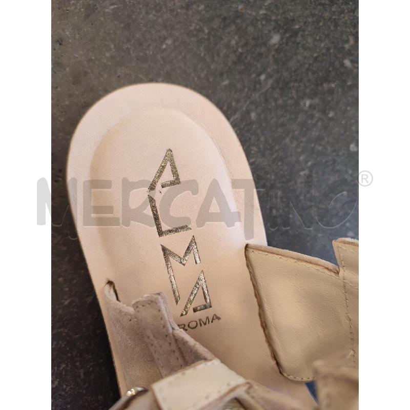 SANDALI DONNA ALMA SCAMOSCIATI | Mercatino dell'Usato Roma montemario 3