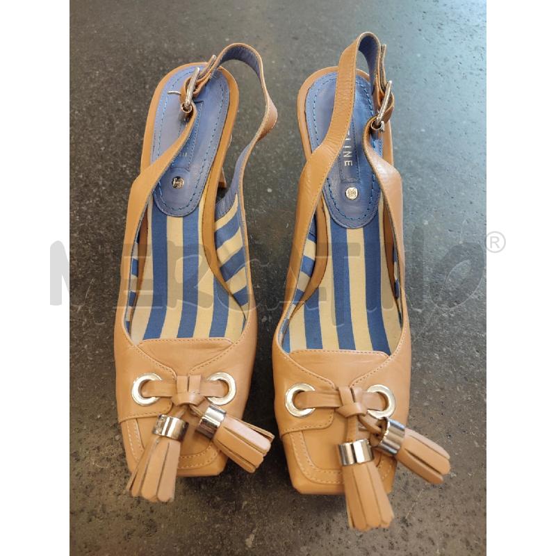 SANDALI DONNA BEIGE CELINE | Mercatino dell'Usato Roma montemario 2