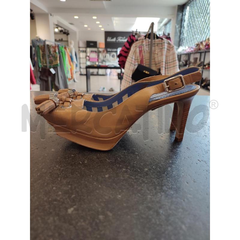 SANDALI DONNA BEIGE CELINE | Mercatino dell'Usato Roma montemario 3