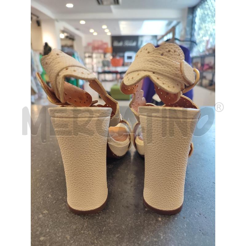 SANDALI DONNA BEIGE CHIE MIHARA CERCHI TRAFORATI  | Mercatino dell'Usato Roma montemario 4